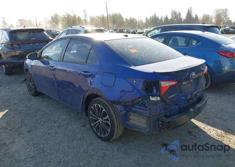 2014 Toyota Corolla S Plus z USA, uszkodzony, nr VIN 5YFBURHE3EP154667